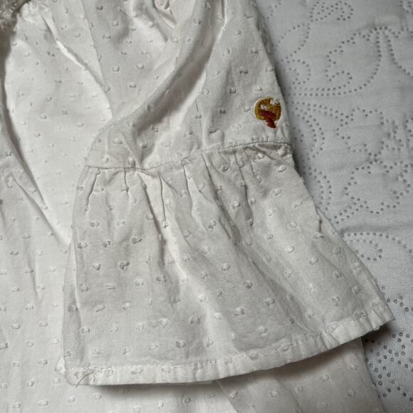 Hanna Andersson Swiss Dot Lacy Dress Size 10 - Picture 5 of 8